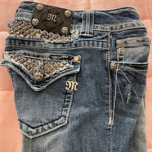 Vintage Miss Me Rhinestone/Studded Jeans
